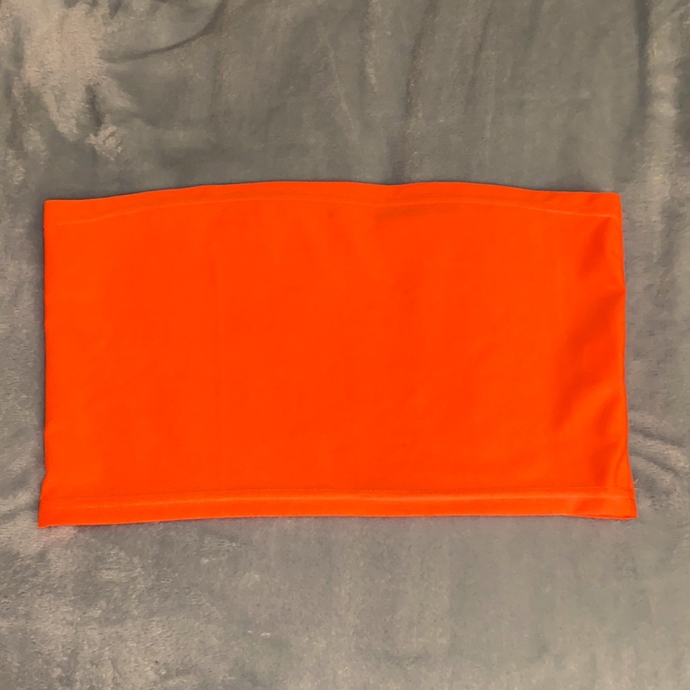 Neon Orange crop top